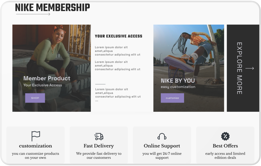 Nike UI